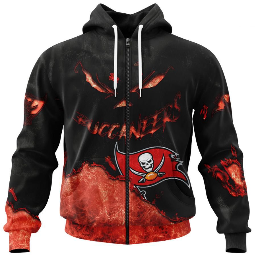 TAMPA BAY BUCCANEERS 3D HOODIE HALLOWEEN001