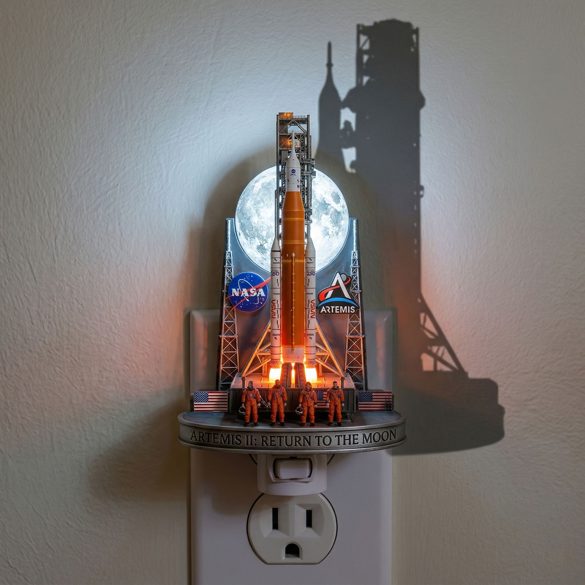 💡NASA Artemis II Night Light: Illuminate Your Space Dreams 🌕