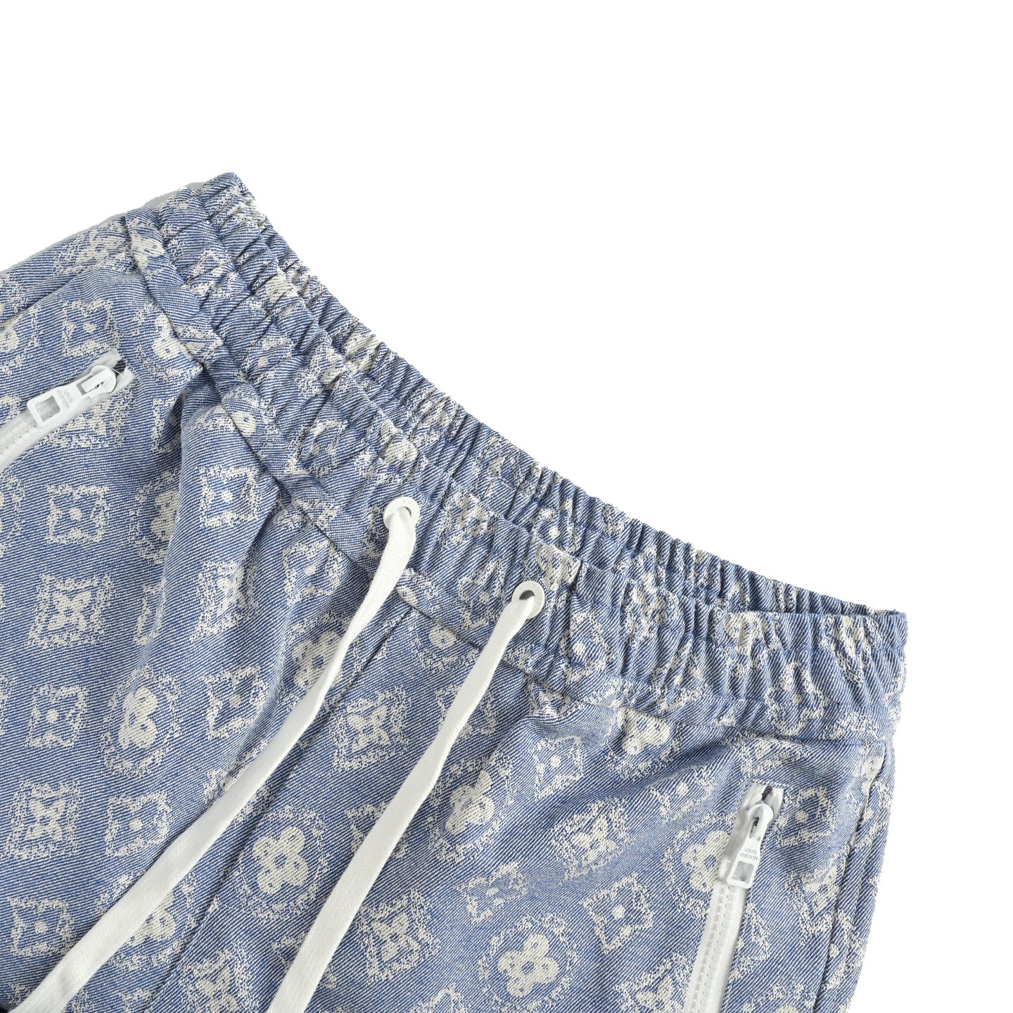 Louis Vuitton all over print monogram zip up shorts