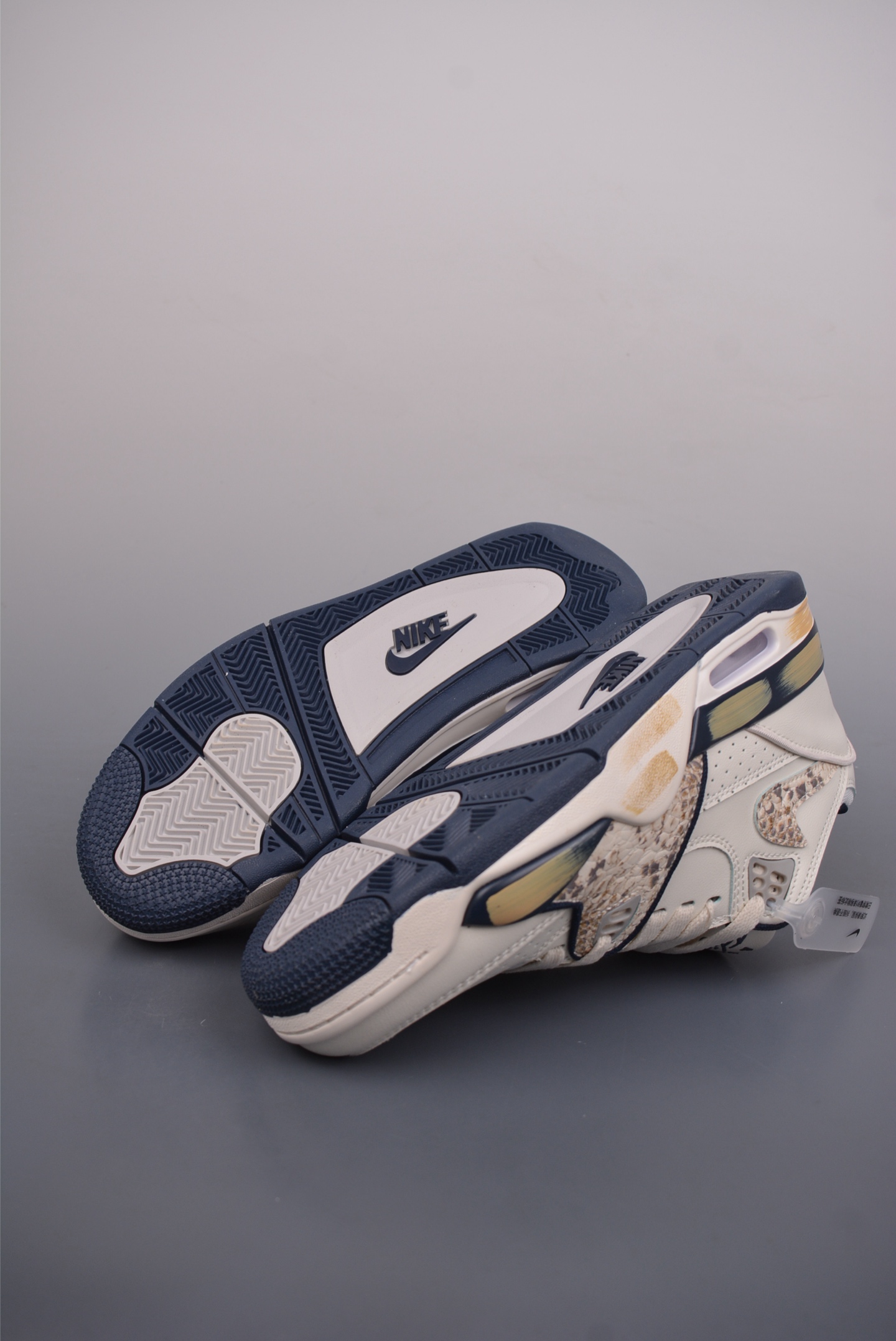 Nike Air Flight 89 Year of the Snake White and Grey Python Pattern FQ8256-001