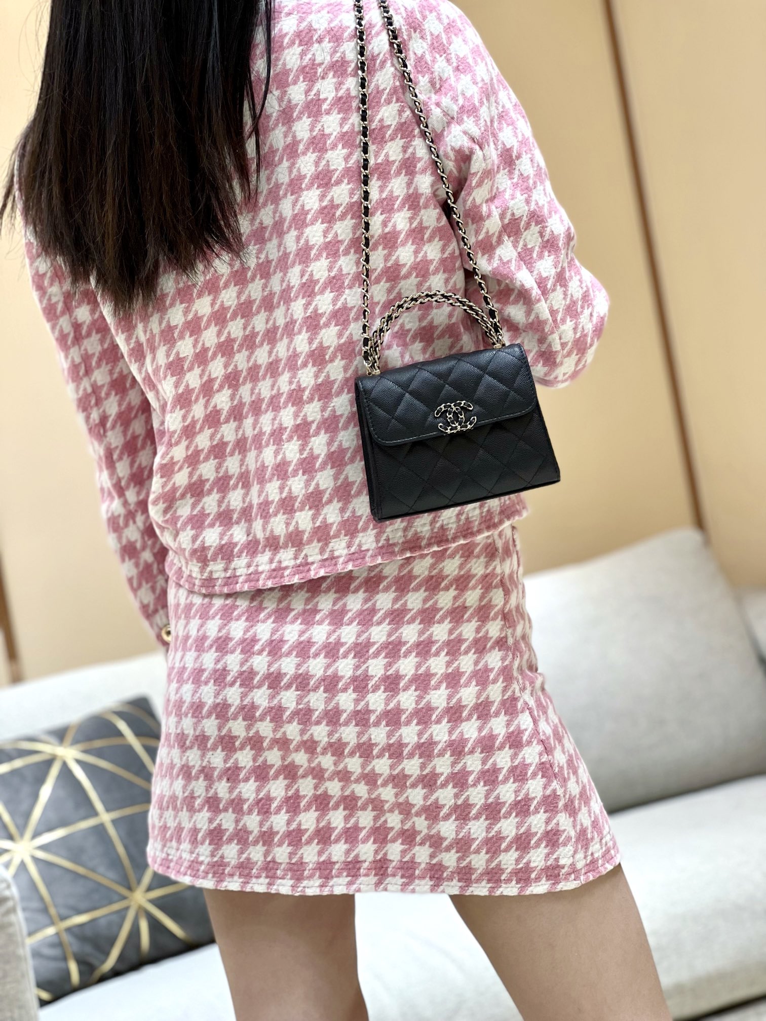 Chanel 23P Spring/Summer Kelly Leather Handle Bag 3237