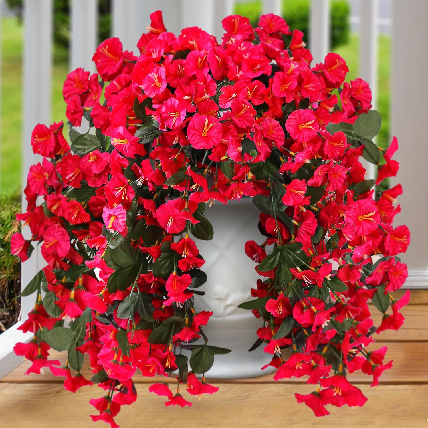 🔥ON SALE - 45% OFF🔥Artificial Faux Hanging Flowers Plants - UV resistant, Waterproof，Windproof