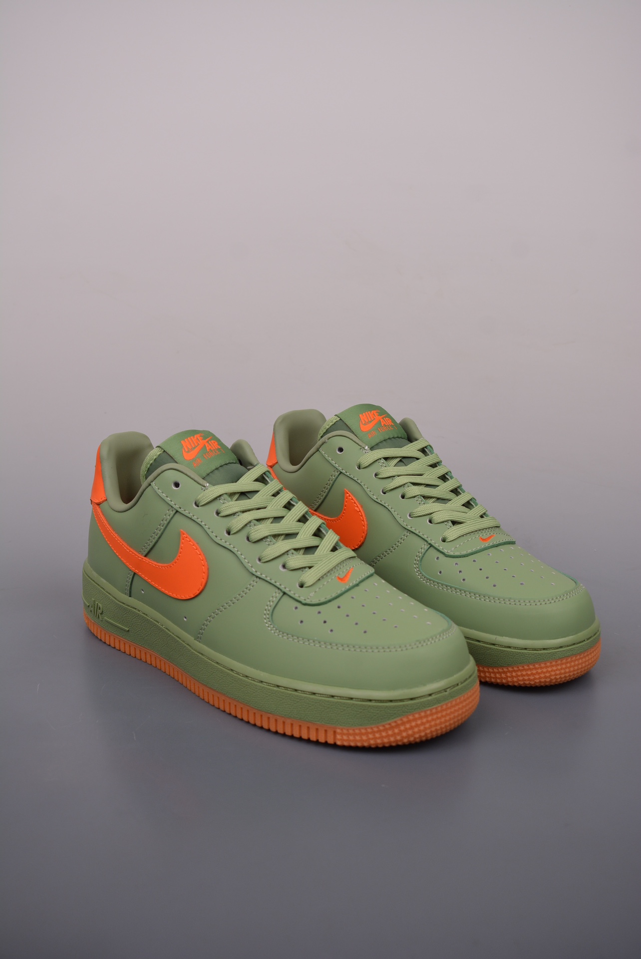 Nike Air Force 1 Low PremiumOil GreenSafety Orange HJ9118-386