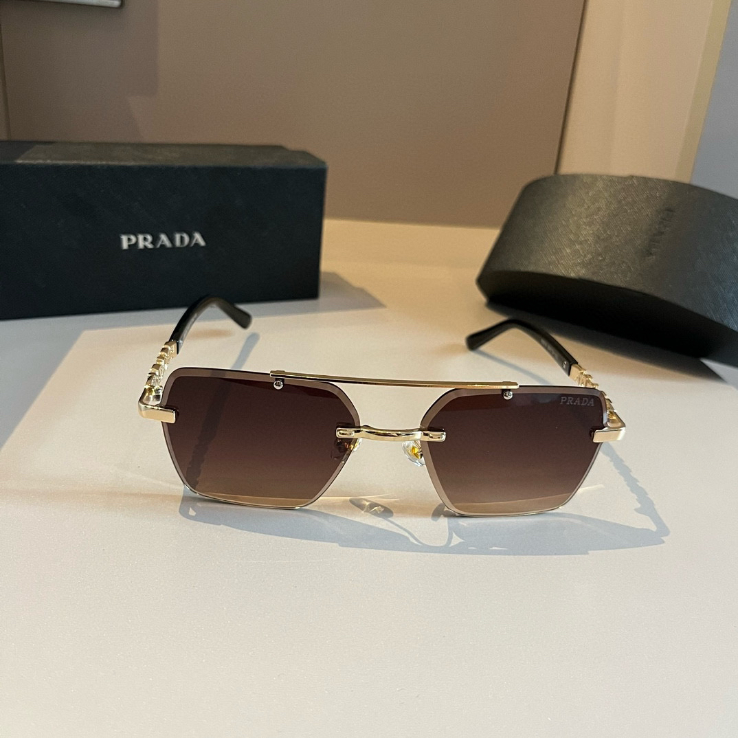 Prada rimless sunglasses