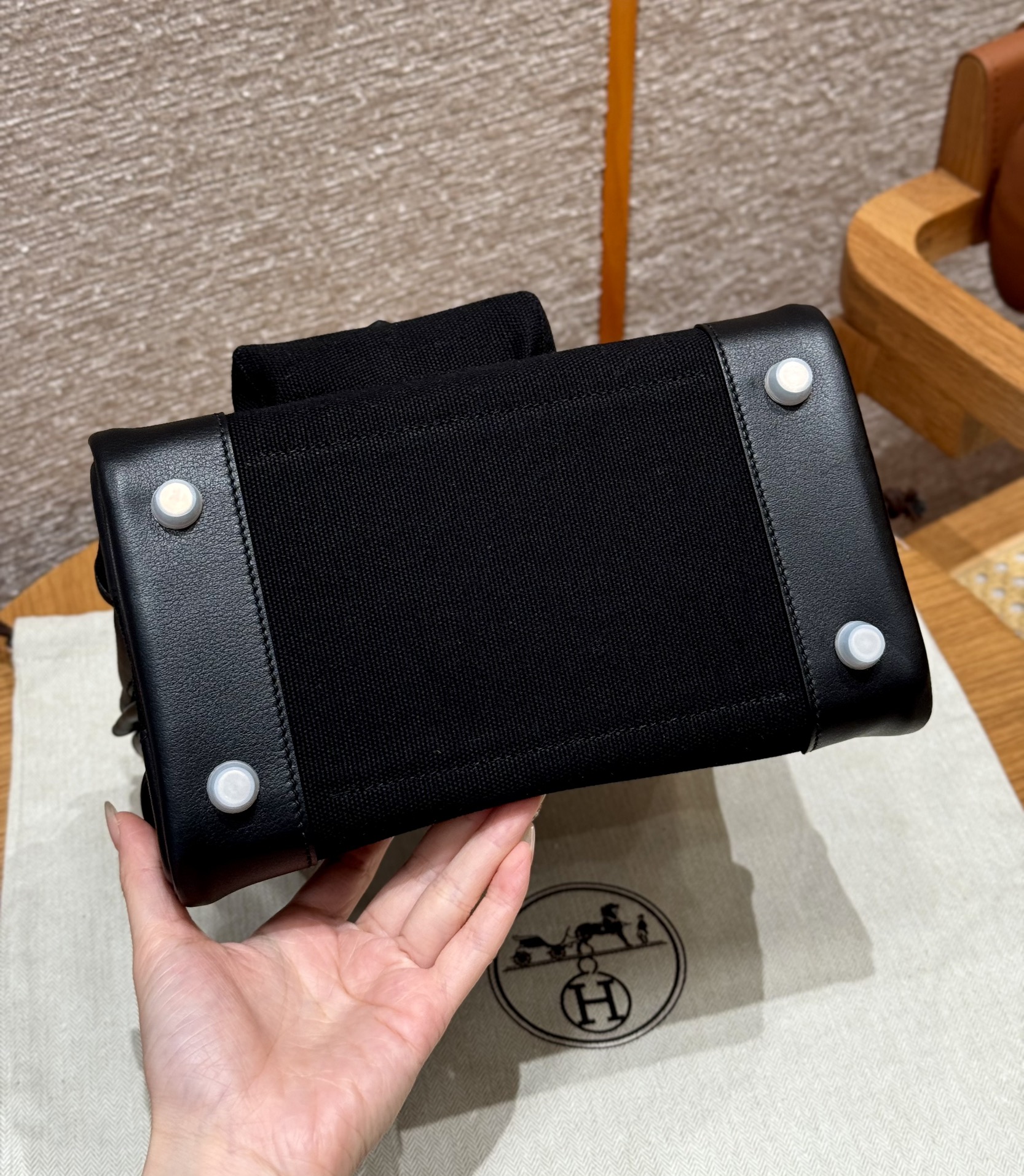 Hermès Birkin cargo 89Noir handbag (handmade to order)