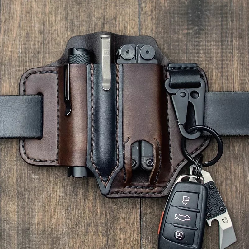 (🔥Last Day Promotion-SAVE 50% OFF)Cowhide Leather Owl Buckle Tactical Multifunctional Belt Cover-BUY 2 GET 10% OFF AND FREE SHIPPING