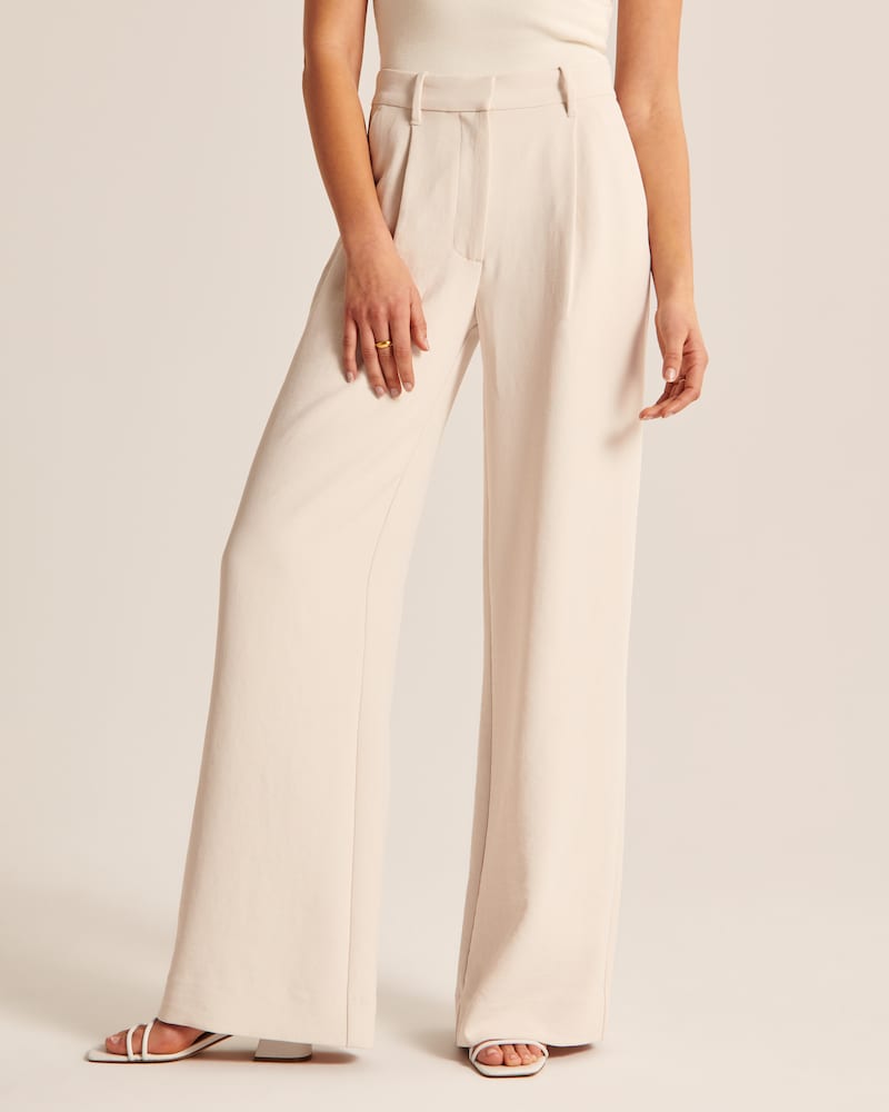 🎄Christmas Special Sale-[SAVE 50% OFF]--Wide-Leg Tailored Pants--BUY 2 GET 15% OFF & FREE SHIPPING