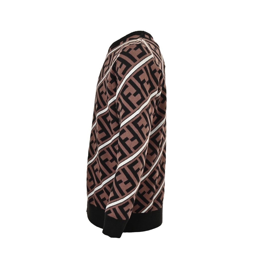 Fendi 24Fw FF all-over jacquard sweater