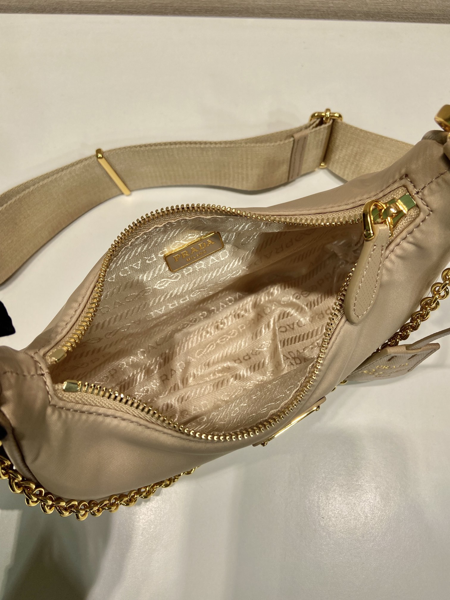 Prada nylon Hobo tote bag 1BH204