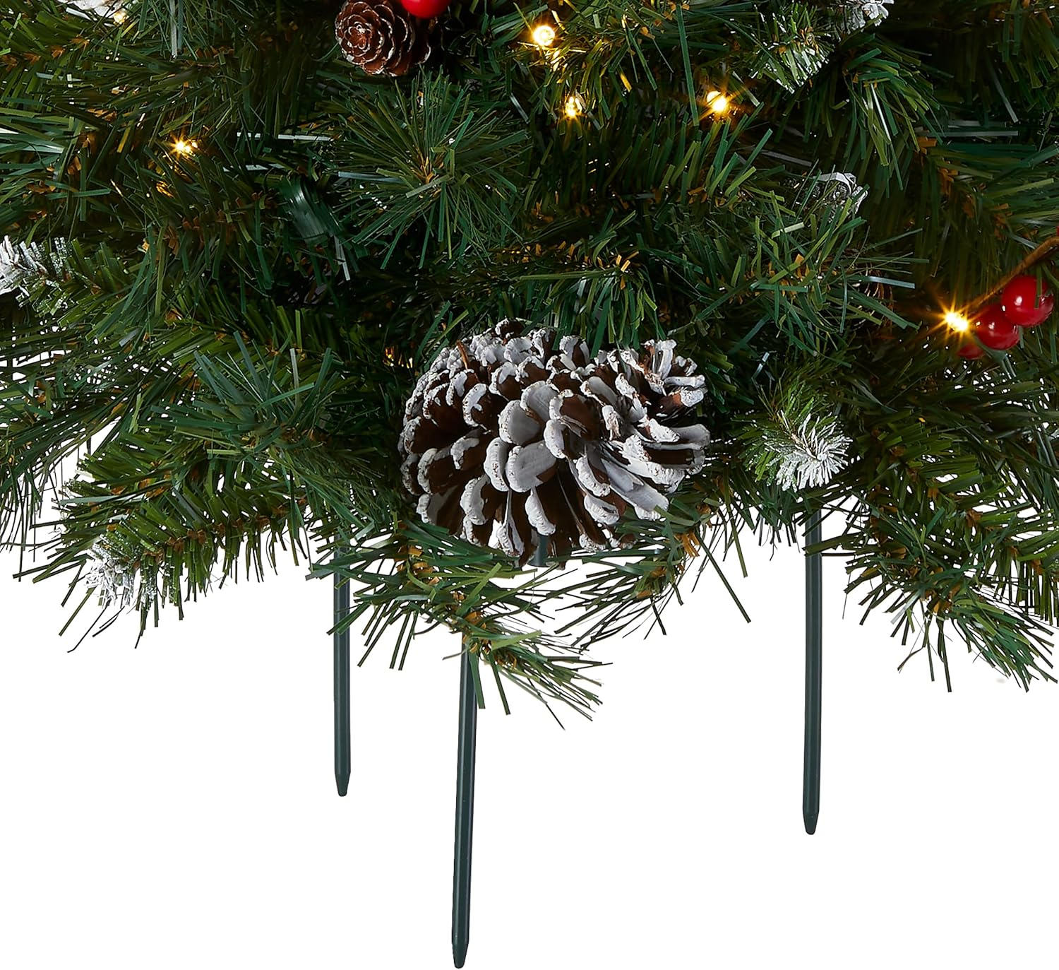 🎄Early Christmas Sale 49% OFF🎄18 Inch Pre-lit Christmas Planter Bushes