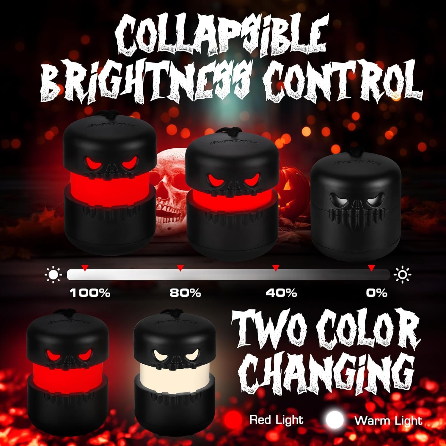 💥ON SALE💥Collapsible Unique Halloween Skull Lantern