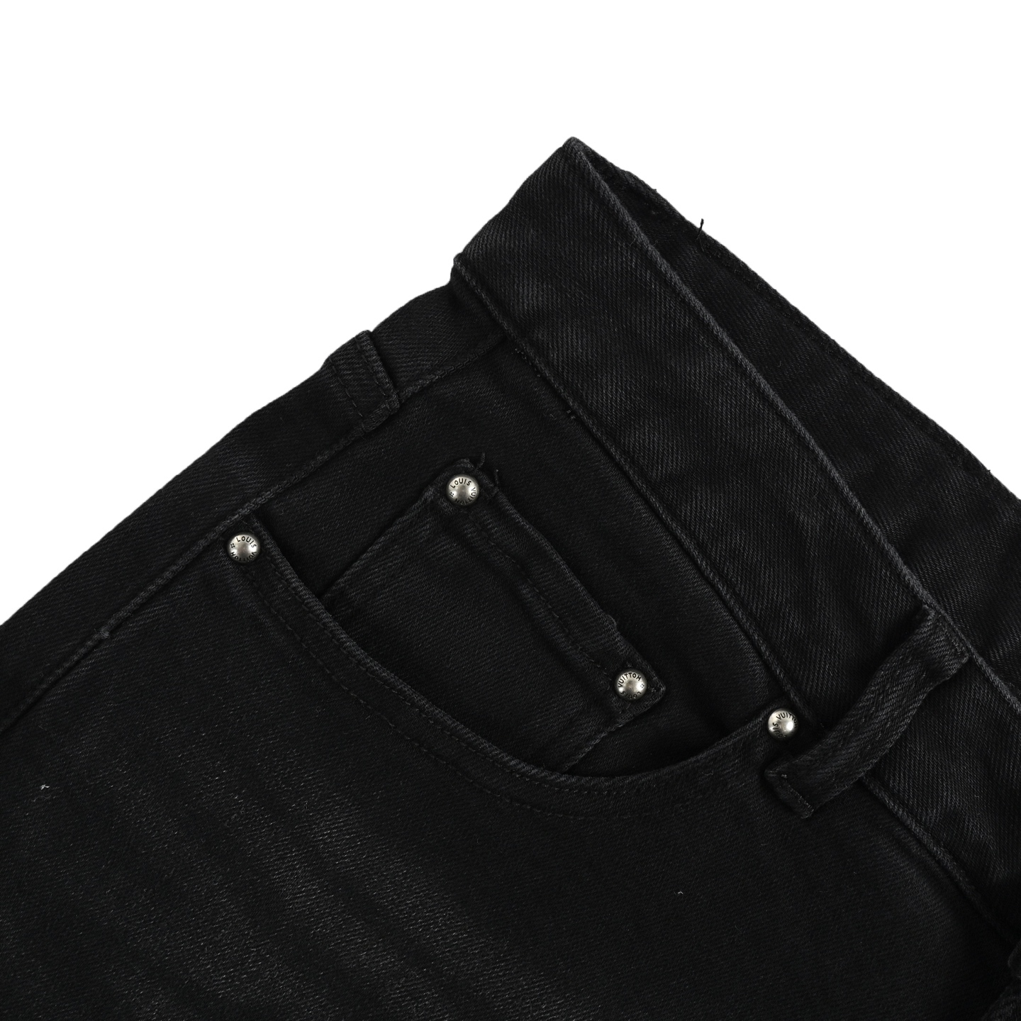 Louis Vuitton Back Pocket Western Denim Embroidered Jeans