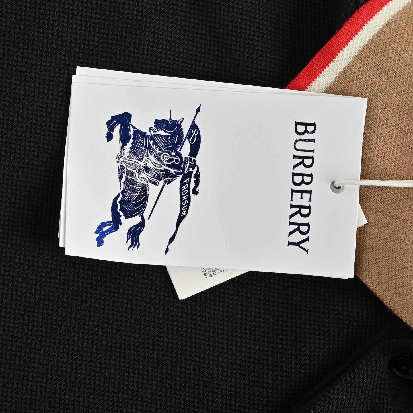 Burberry 25ss wheat ear warhorse embroidered Polo short sleeve