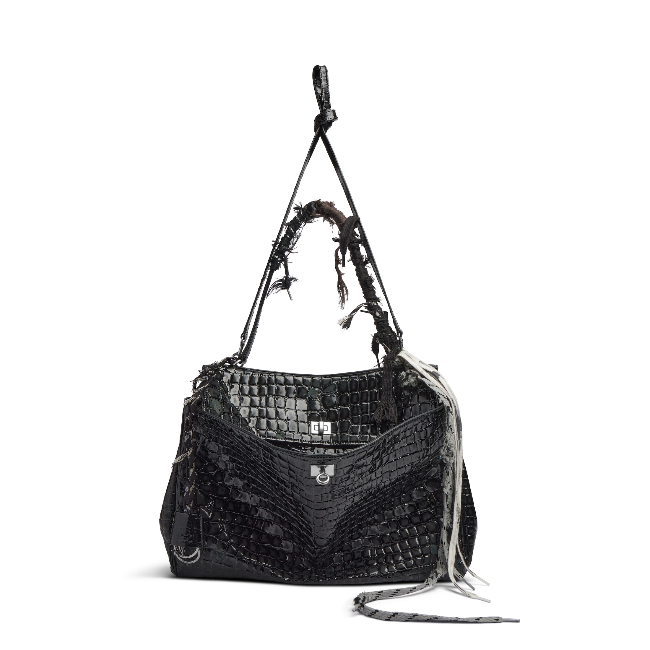 Balenciaga Rodeo Large Crocodile Tote7897442ABK61000