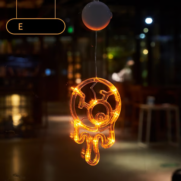 🌟On Sale🎃Halloween Decorations Window Lights with Suction Cups