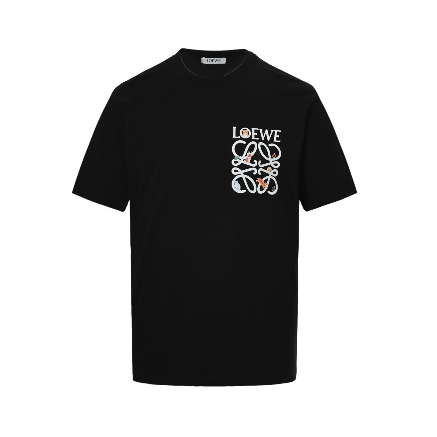 Loewe 25ss chest printed logo short sleeves