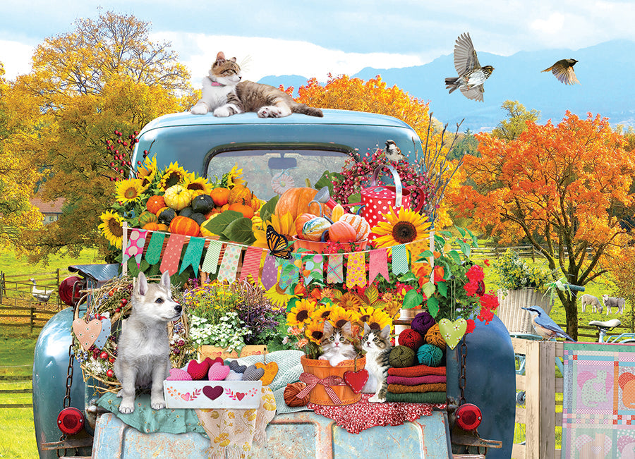 Country Truck in Autumn | 500 Piece