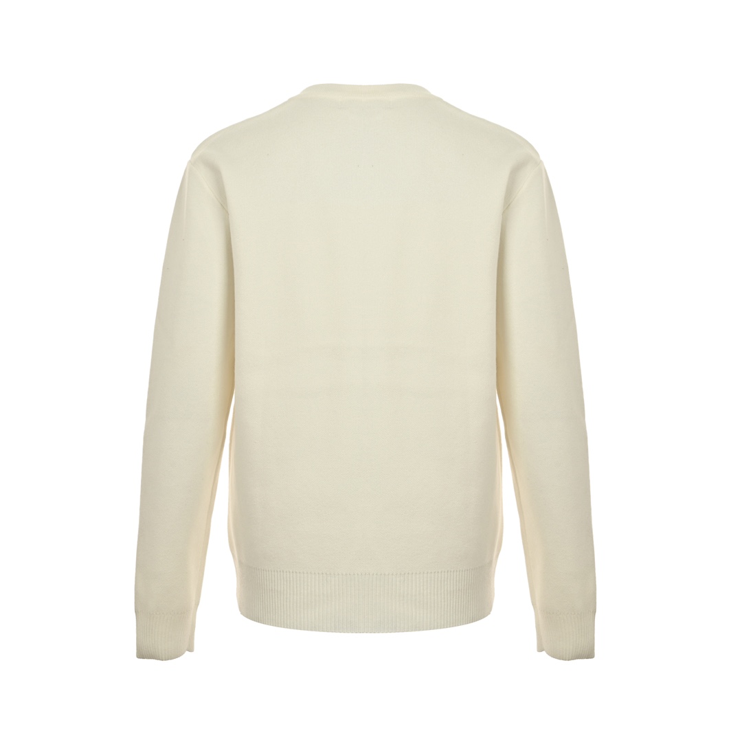 Dior 24Fw monogram embroidered knitted pullover sweater