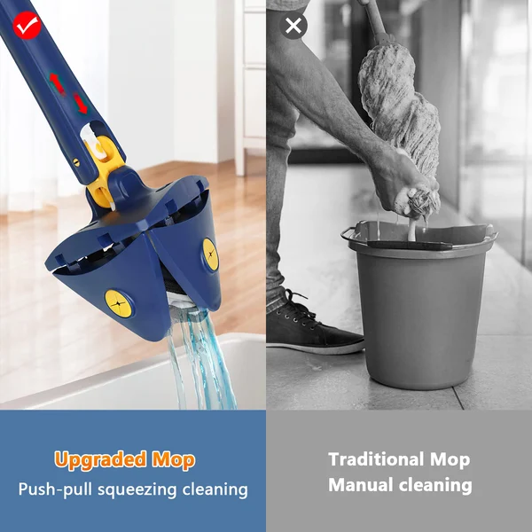 🌲Early Christmas Sale 50% OFF - 【Tiktok Hot Sale】360° Rotating Adjustable Cleaning Mop--BUY 2 SETS GET 10% OFF & FREE SHIPPING