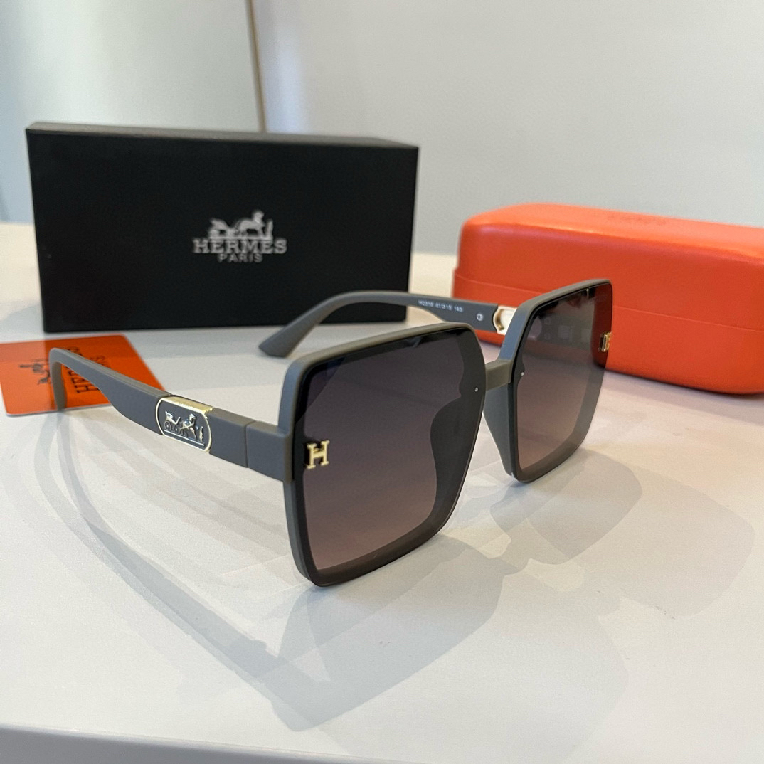 Hermes Square Frame Sunglasses