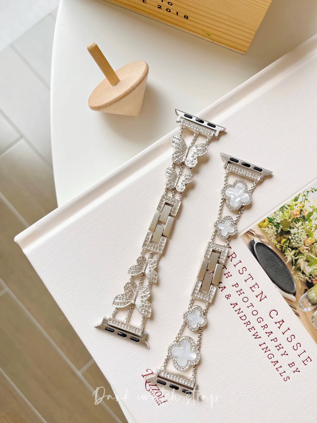 Butterfly clover watch strap