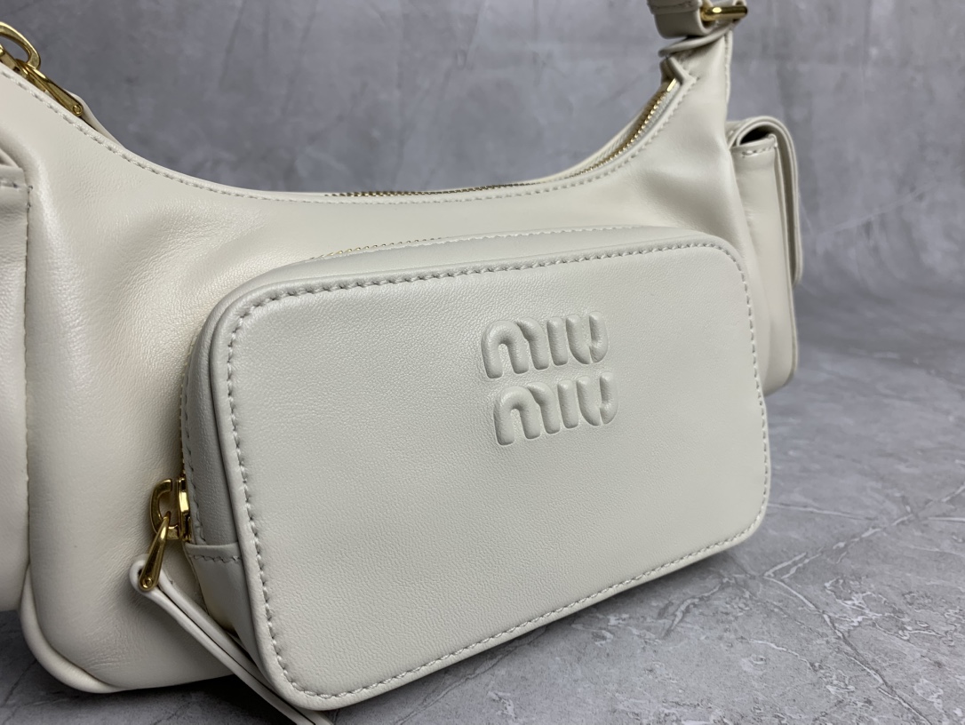 Miu Miu Multi-Pocket Biker Bag