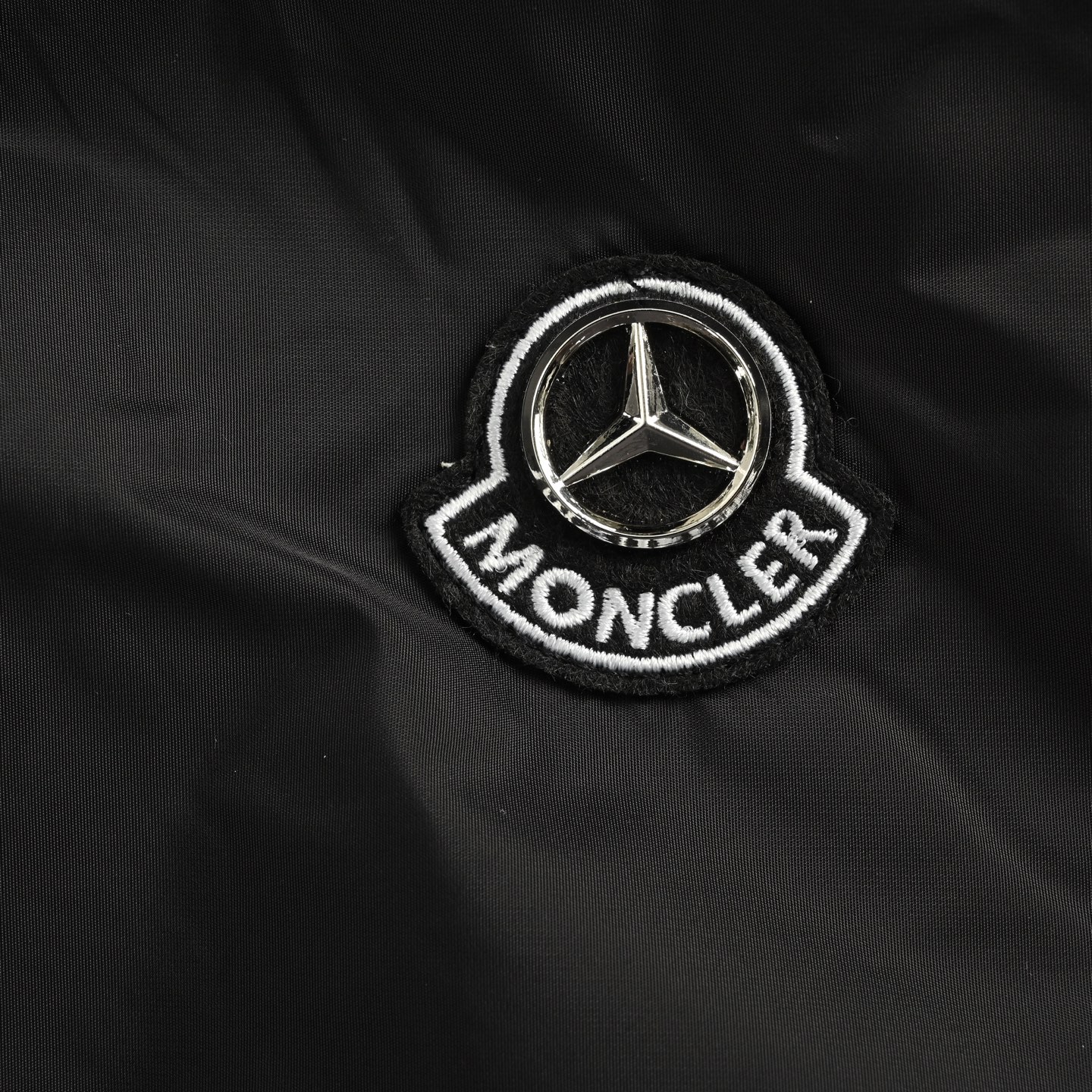 Moncler three-party collaboration packable nylon shorts