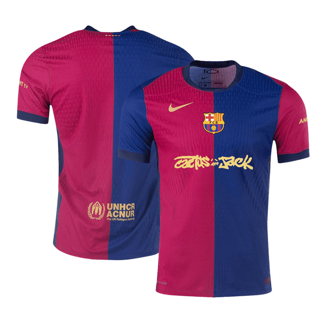 Authentic Barcelona X Travis Scott Home Football Shirt 2024/25