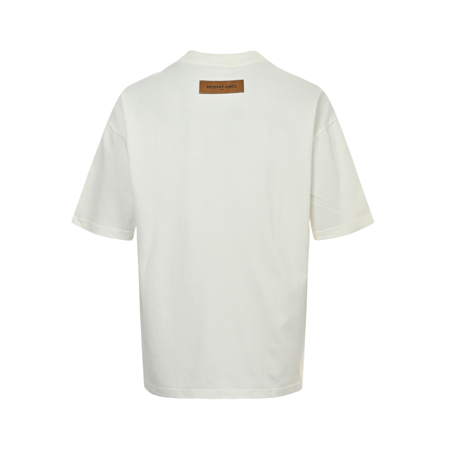Louis Vuitton 25ss short-sleeved shirt with silver lettering