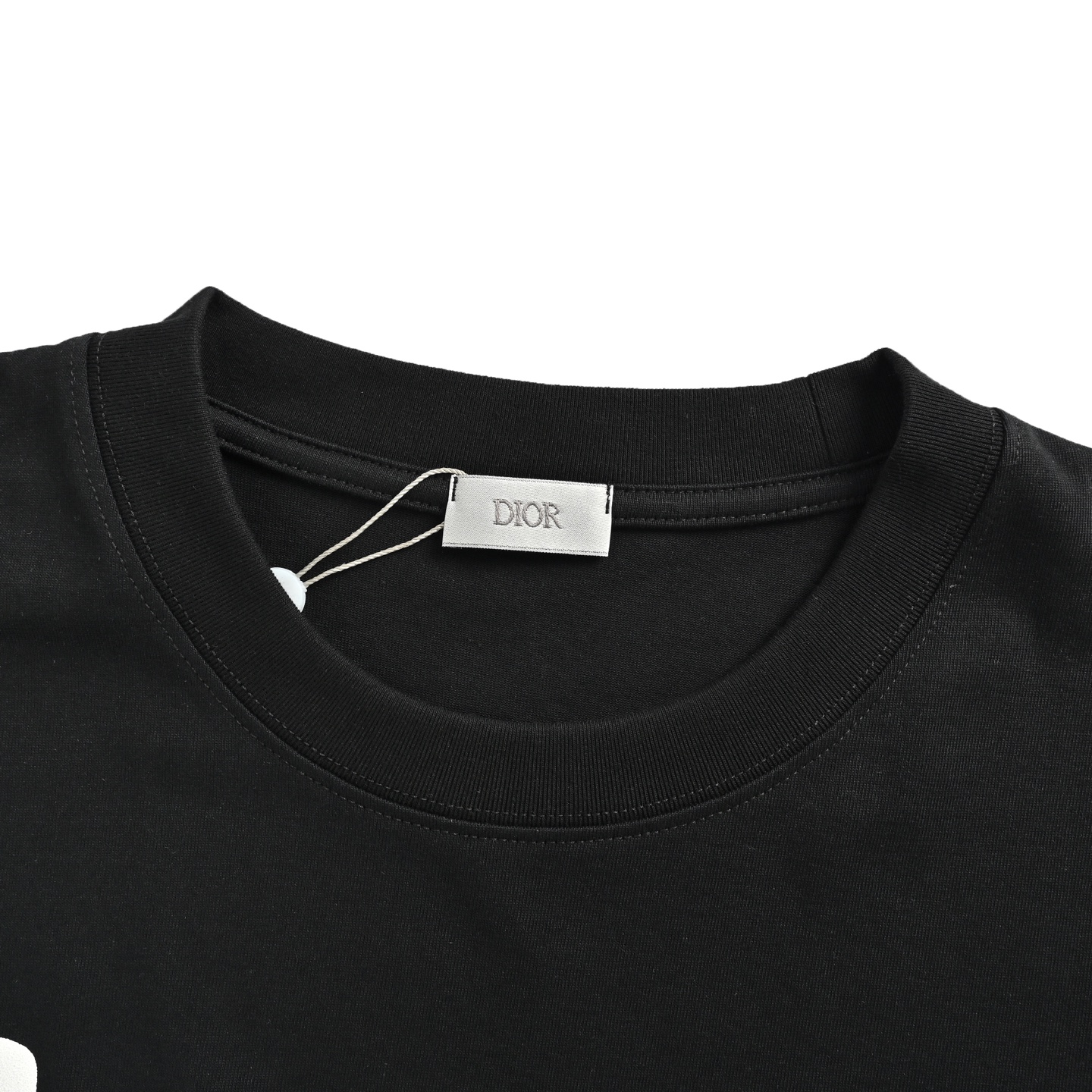 Dior 25ss foam letter print short sleeve