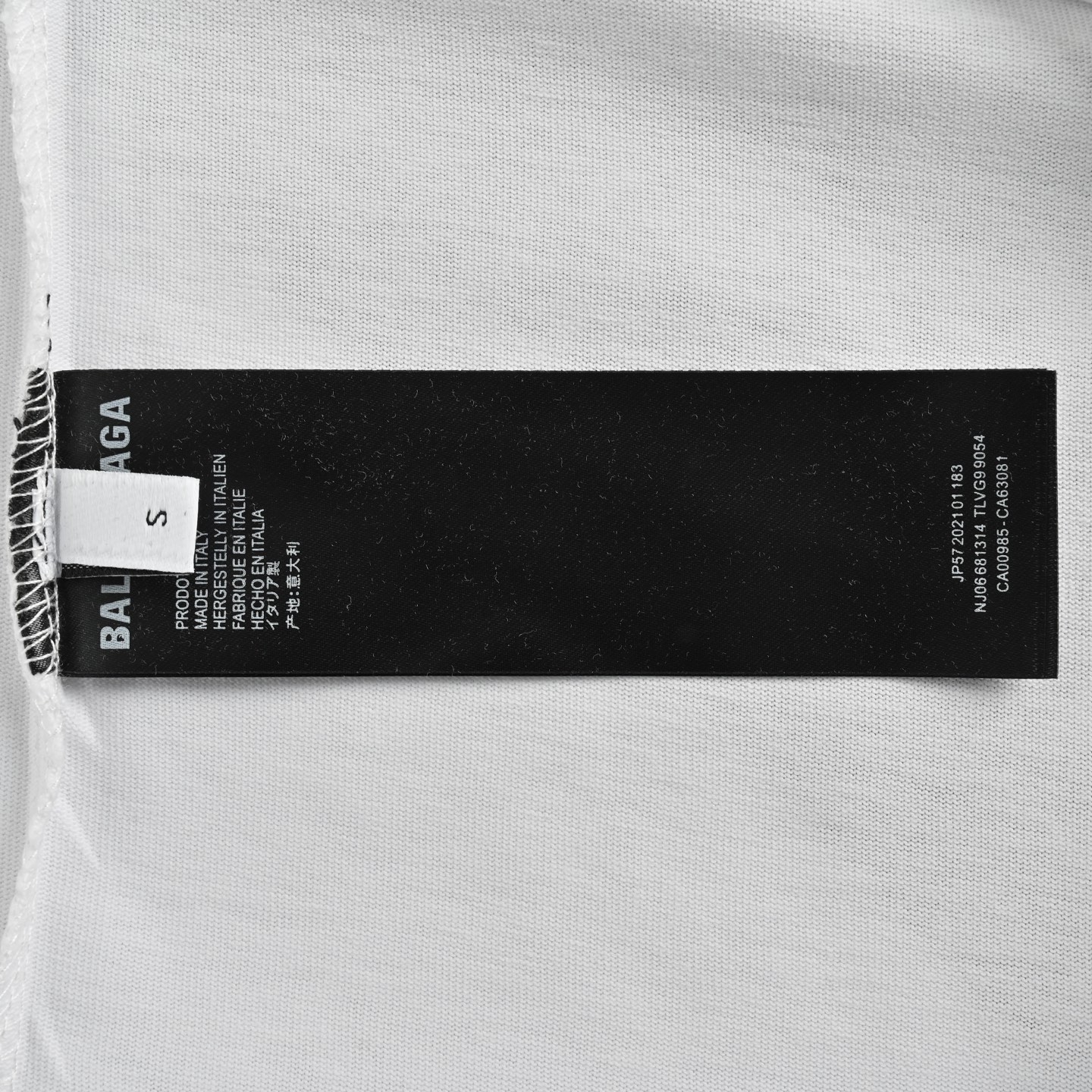 Balenciaga Letter Print Short Sleeve