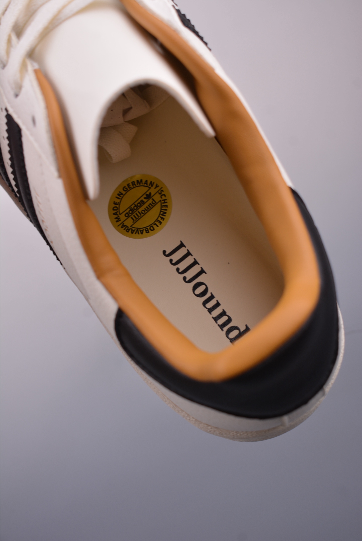 JJJJOUND x Adidas Originals Superstar 80s Sneakers Off-White, Black and Yellow IH8148