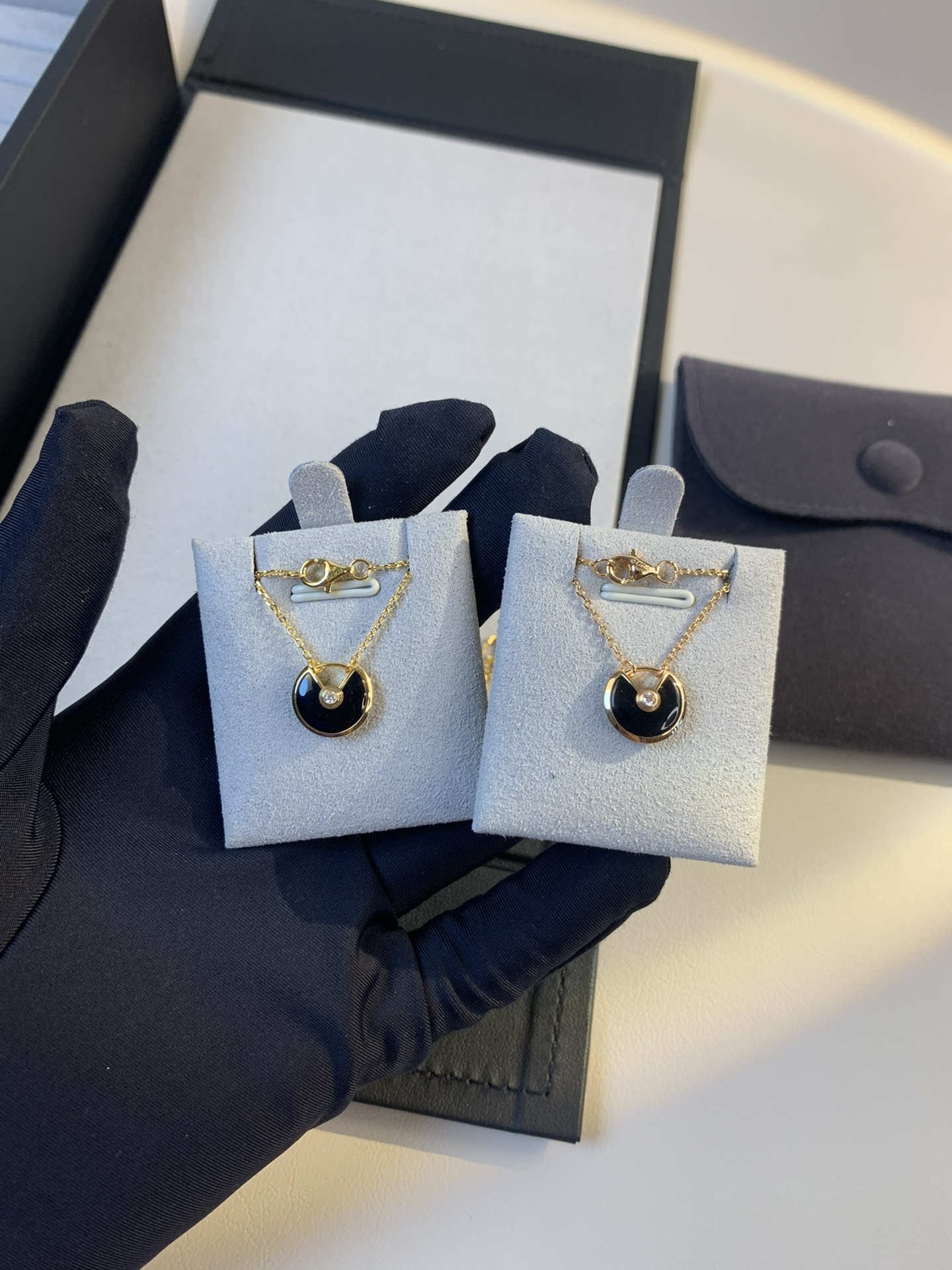 Cartier Black Onyx Necklace