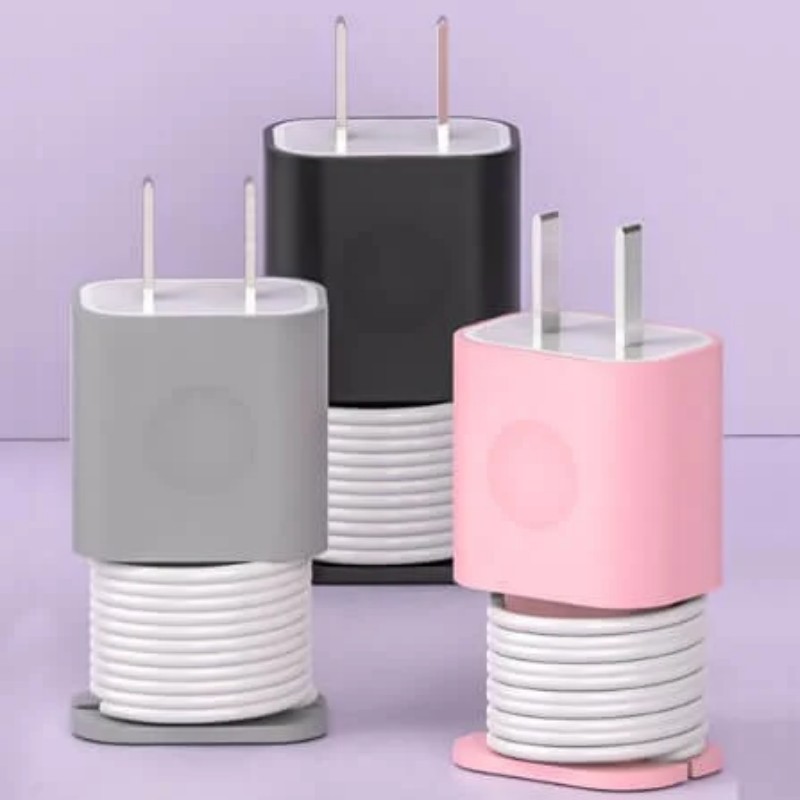 (🔥Last Day Promotion-SAVE 60% OFF)-2 In 1 Silicone Charger Protector-BUY 5 GET 5 FREE & FREE SHIPPING