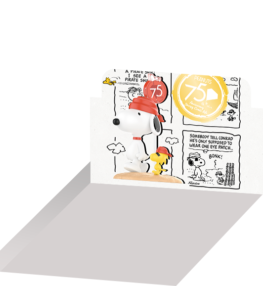 Peanuts 75th Anniversary ISnoopy Comic Life Series Figures