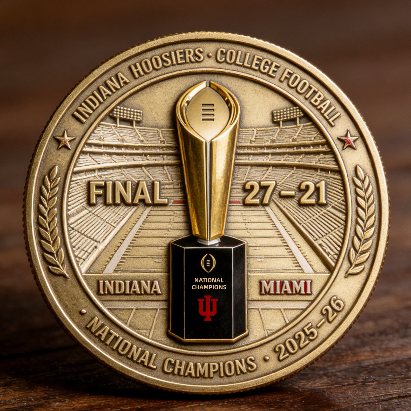 Indiana Hoosiers 2025–26 National Champions Coin