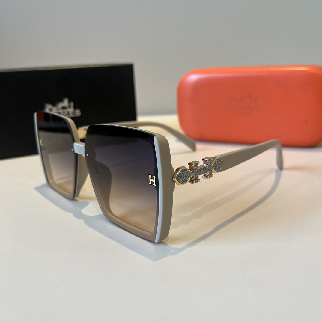 Hermes Square Frame Sunglasses