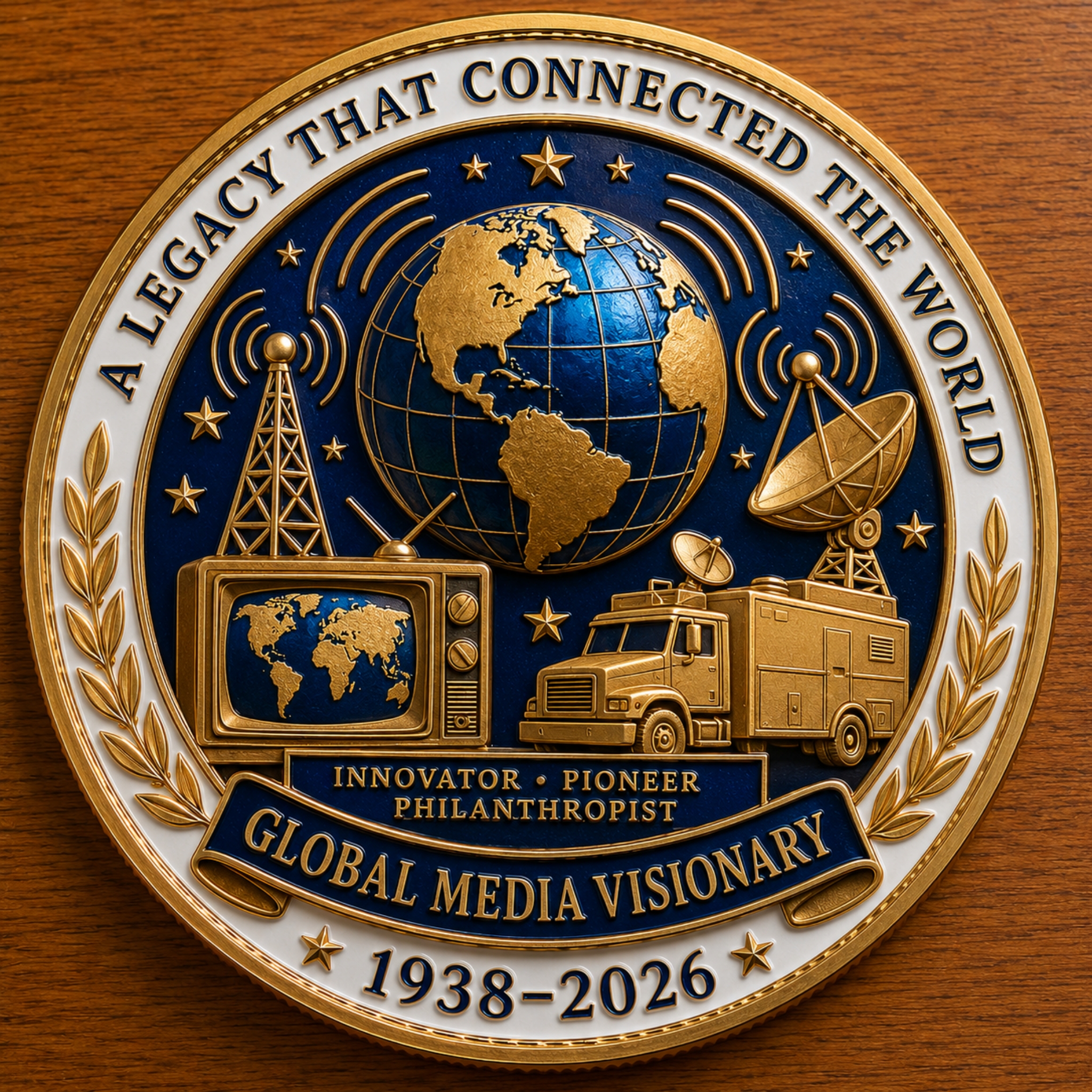 Ted Turner 85th Anniversary Global Media Pioneer Collector Coin (1938–2026)