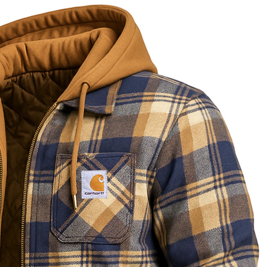 Carhartt Plaid Hooded Jacket