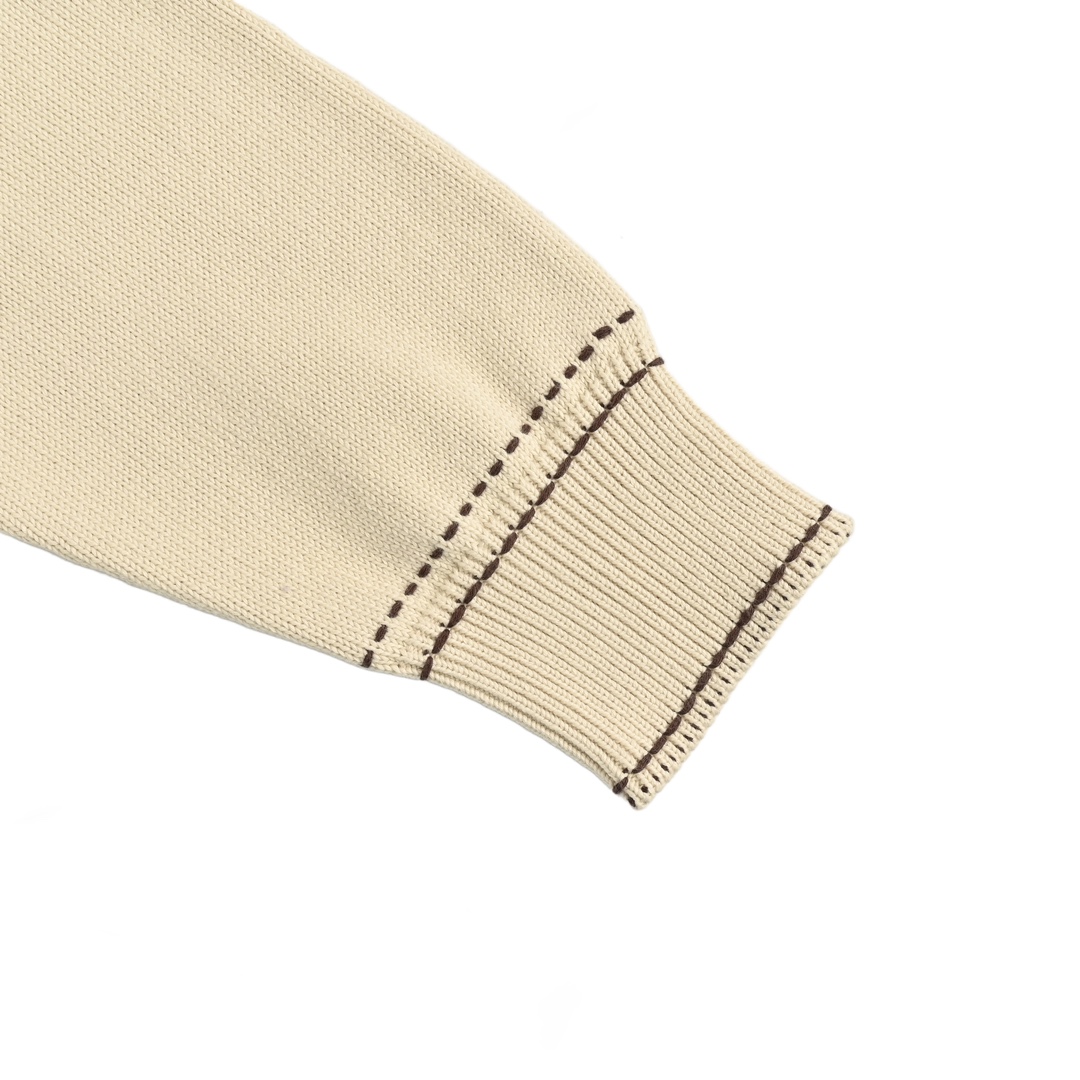 Louis Vuitton 24Fw Pocket Monogram Jacquard Topstitch Cardigan Sweater