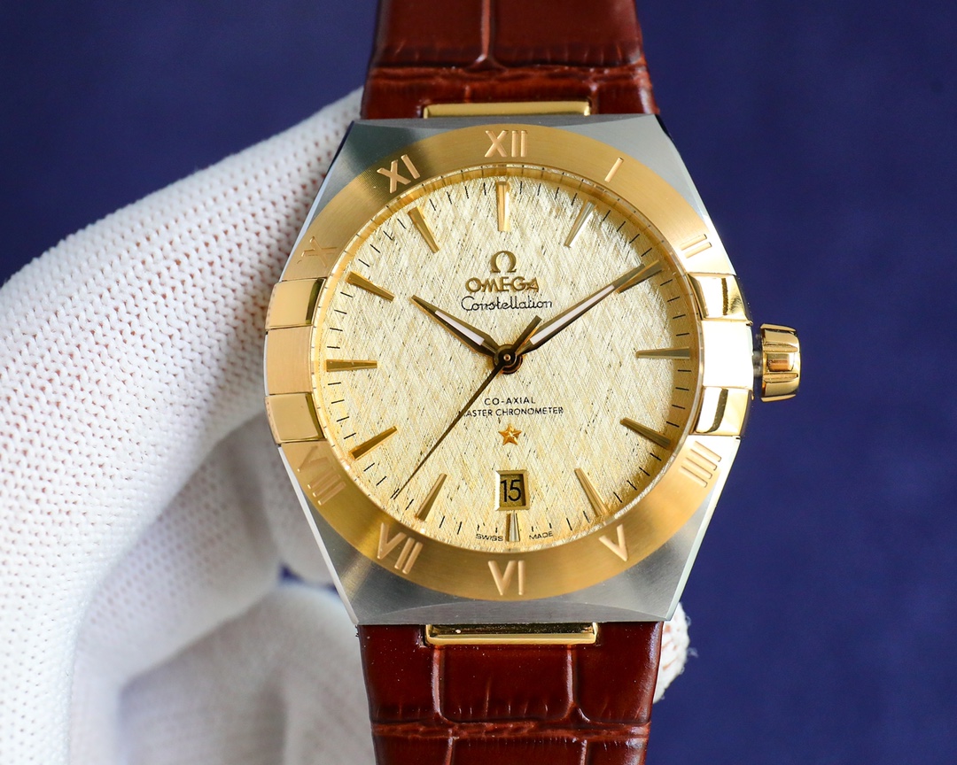 Omega fifth generation constellation series men's watch