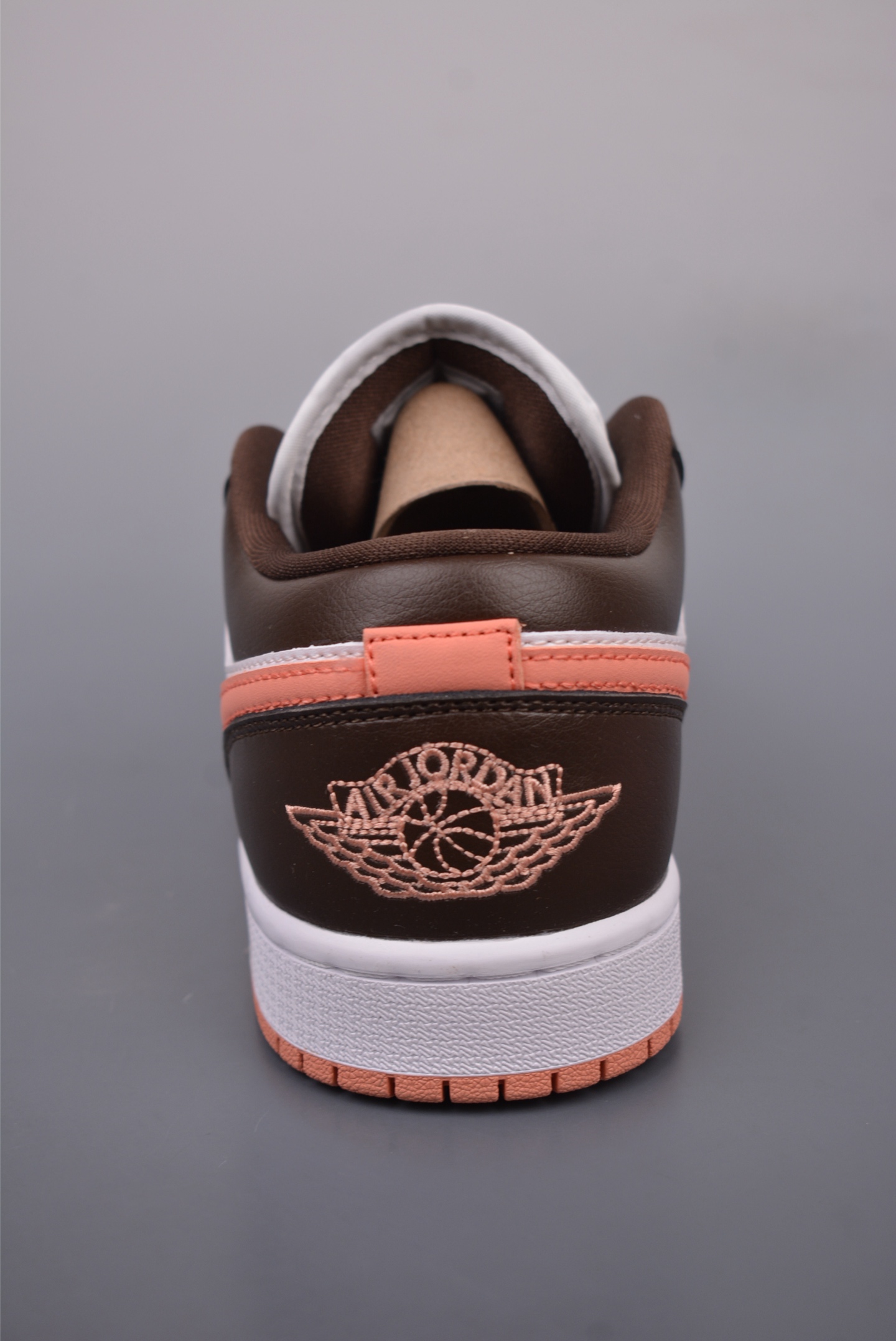 Nike Wmns Air Jordan 1 Low GS Brown White Pink DC0774-82