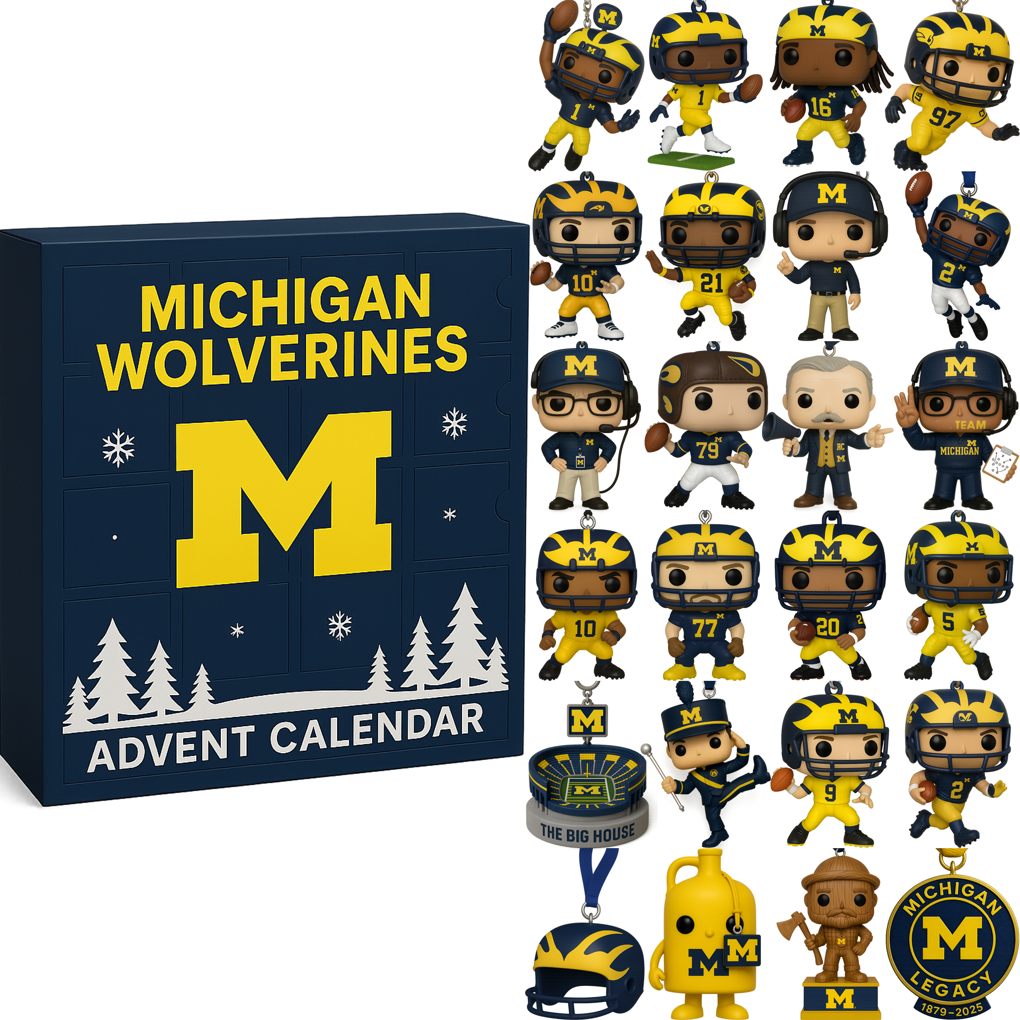 Michigan Wolverines 2025 Advent Calendar – Go Blue Holiday Edition