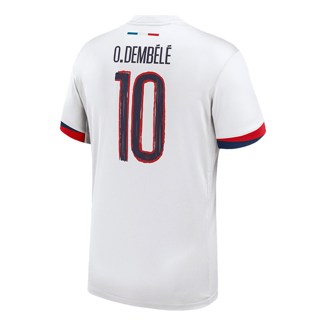O.DEMBELE #10 PSG Away Football Shirt 2024/25 - UCL