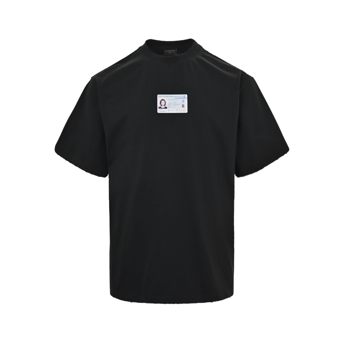 Balenciaga 25ss ID card short sleeve