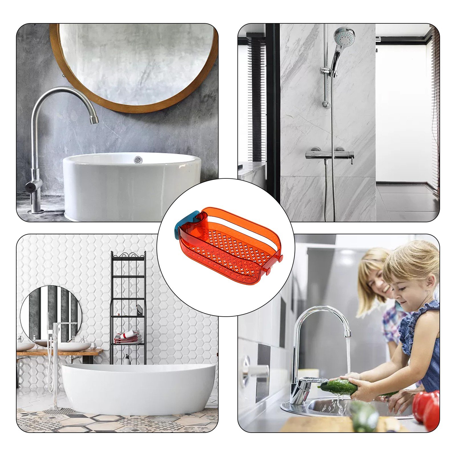 Buy 3 Free Shipping - 2 in 1 Home Sink Sponge Holder