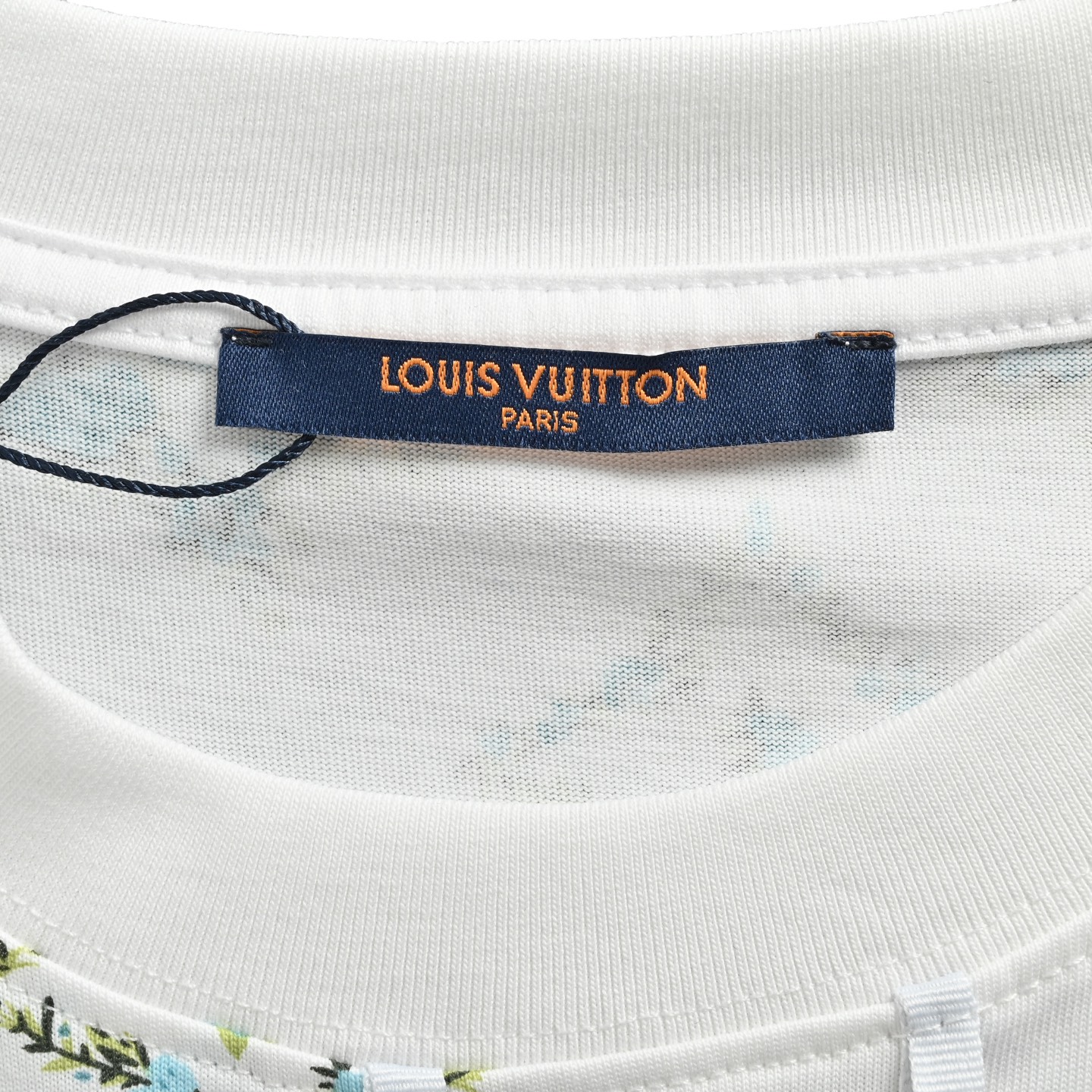 Louis Vuitton 25ss chain floral print short sleeves