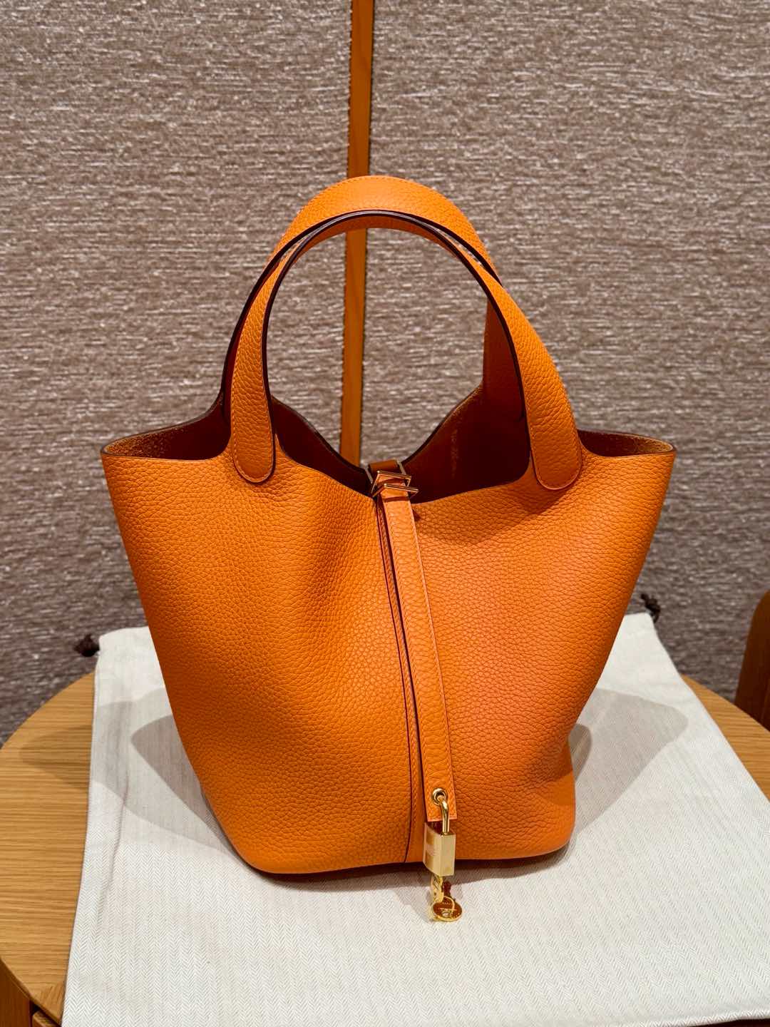 Hermes Picotin lo 93Orange (Handmade to order)