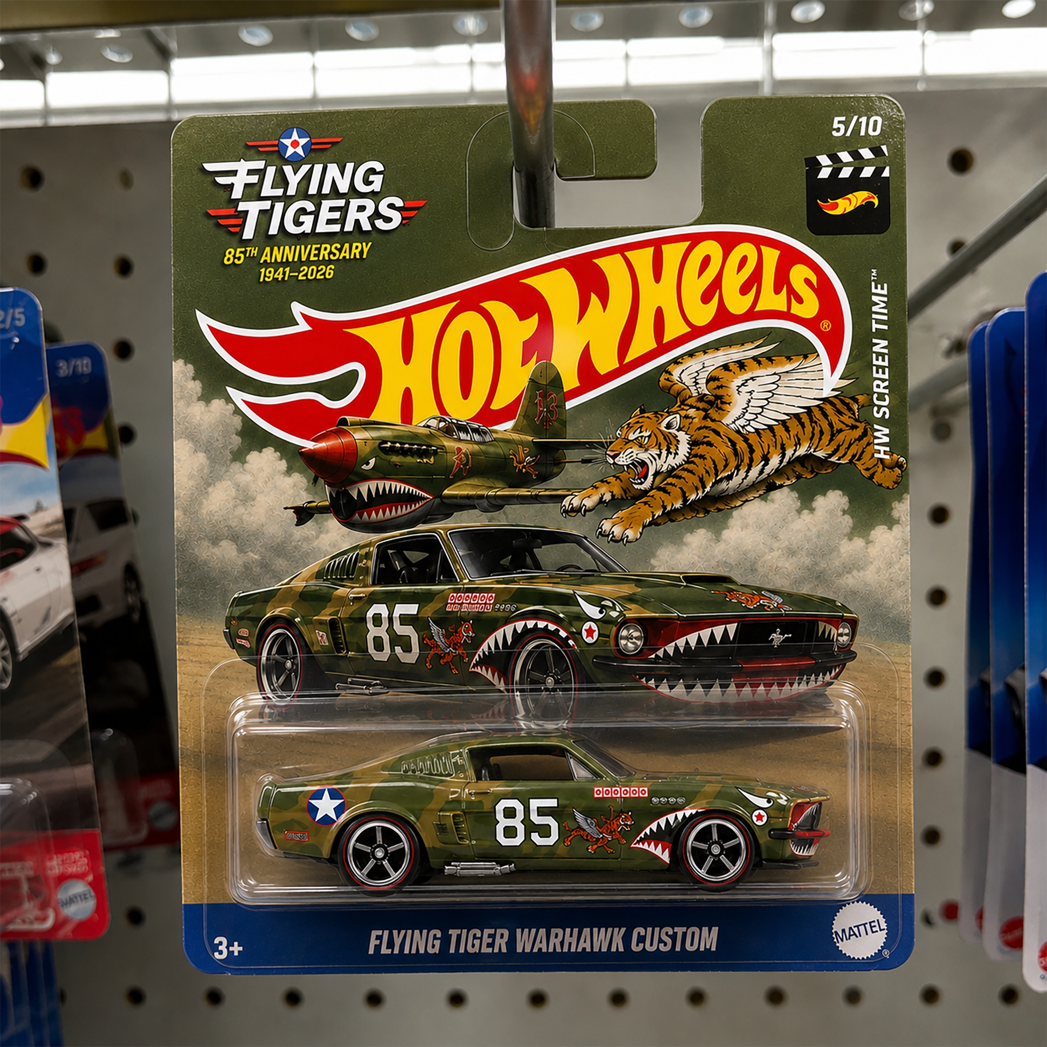 Hot Wheels Flying Tigers Warhawk Custom – 85th Anniversary Edition