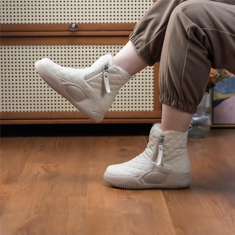 Women's High-End Warm & Comfortable Thick Soled Snow Boots Wide Width(FREE SHIPPING)